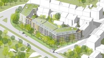 Bauprojekt am Stadtpark: Was plötzlich statt Wohnungen geplant ist