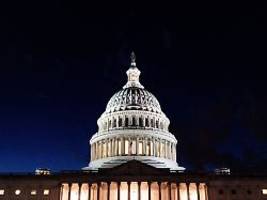 haushalt verabschiedet: us-kongress stimmt für shutdown-ende