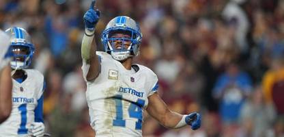 NFL: Amon-Ra St. Brown bittet um Entschuldigung für seinen »Trump-Tanz«