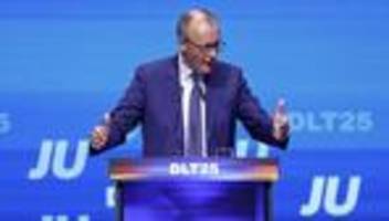 deutschlandtag der jungen union: kanzler merz warnt junge union vor unterbietungswettbewerb bei rente