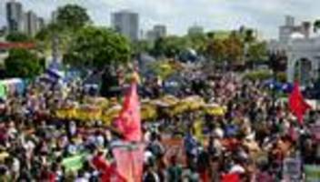 cop30: tausende demonstrieren bei un-klimakonferenz in brasilien