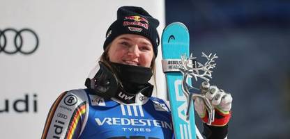 Ski-Weltcup: Mikaela Shiffrin gewinnt das 102. Rennen, Emma Aicher auf dem Podium