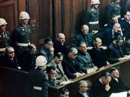 80 jahre nürnberger prozesse: bei den angeklagten gab es keinerlei anzeichen der reue