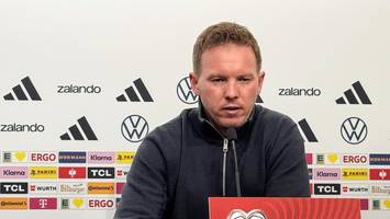 live! vor dfb-endspiel gegen slowakei: nagelsmann und baumann äußern sich