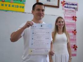 kampf gegen drogengewalt: ecuadorianer stimmen gegen wiedereinrichtung ausländischer militärstützpunkte