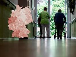zuzahlungen von 3500 euro: wo ein platz im pflegeheim am meisten kostet