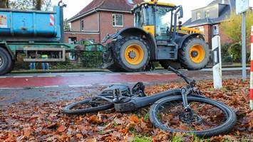 traktor erfasst radfahrer bei pinneberg: senior in lebensgefahr