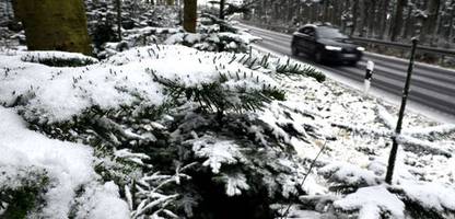 Wetter in Deutschland: Glätte und Schnee in den Mittelgebirgen
