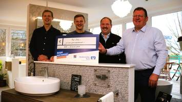 ungewöhnlich hohe spende: handwerksbetrieb unterstützt jugendarbeit