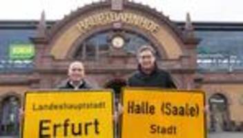 Ansiedlungen: Erfurt oder Halle wollen Konzernzentrale der Deutschen Bahn