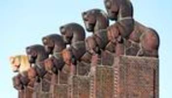 Denkmalschutz: Restaurierung des Magdeburger Pferdetors kommt voran