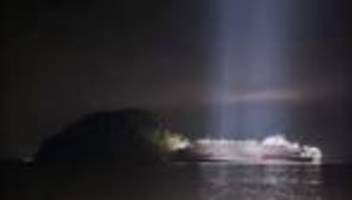 Unfälle: Südkoreanische Fähre mit 267 Menschen auf Grund gelaufen