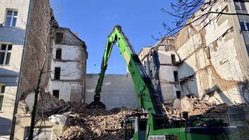 Burgsdorfstraße in Berlin: Neue Fotos zeigen Abriss-Fortschritt