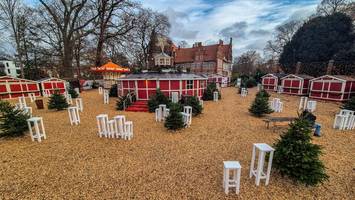 garantiert: auf dem bergedorfer weihnachtsmarkt schneit es