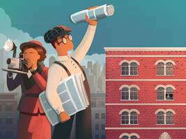 computerspiel: bauen sie sich ihre eigene zeitung