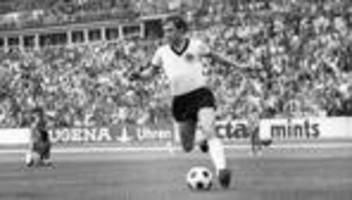 Heim-WM 1974: Fußballer Dieter Herzog ist tot
