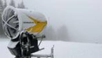 Wintersportgebiete: Frostige Temperaturen - Schneeproduktion läuft an