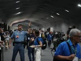 keine verletzten in belém: feuer bei un-klimakonferenz: gelände zeitweise evakuiert