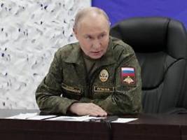 kremlchef besucht kommandoposten: putin schwört seine generäle auf kriegsziele ein