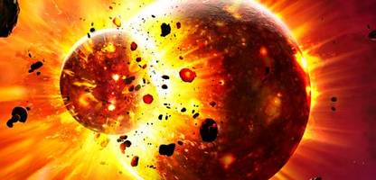 mond entstehung: erde kollidierte mit nachbarplanet theia aus dem inneren sonnensystem