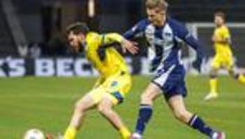 2. Fußball-Bundesliga: Herthas Siegesserie geht weiter: 1:0 gegen Braunschweig