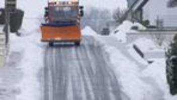 verkehr: winterdienst in dieser woche zum ersten mal im einsatz