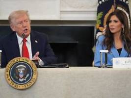 pläne für umbau nach erstem jahr: bericht: trump will minister austauschen - noem könnte ersetzt werden