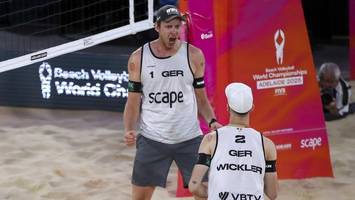 Wie im Rausch: Hamburger Beachvolley-Duo Ehlers/Wickler im WM-Halbfinale