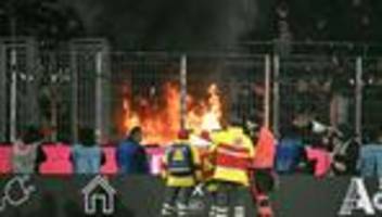 Fußball-Bundesliga: Brand im Frankfurter Fanblock nach Auswärtssieg in Köln