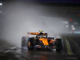 hamilton mit großer enttäuschung: norris trotzt quali-chaos mit regen ganz spät