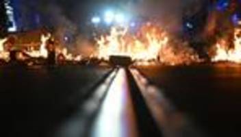 Proteste der linken Szene: Polizei ermittelt nach Protest wegen Landfriedensbruch