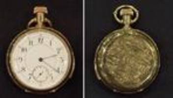 Spektakuläre Titanic-Auktion: Golduhr von Titanic-Paar für 2 Millionen Euro versteigert