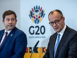 Hat hier keine Rolle gespielt: Merz witzelt beim G20-Gipfel über Rentenstreit