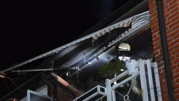 feuerdrama in neuallermöhe: bewohner reagiert blitzschnell