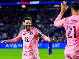 Nächste Gala für Miami: Rekordmann Lionel Messi steuert auf Traumfinale gegen Thomas Müller zu