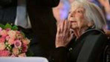 Holocaust-Überlebende: Berlin benennt Platz nach Margot Friedländer