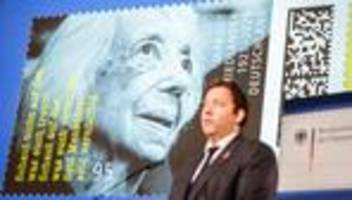 Holocaustüberlebende: Margot Friedländer wird mit Sonderbriefmarke geehrt