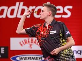 lösbar für alle: da geht was: deutsche darts-stars mit losglück bei wm