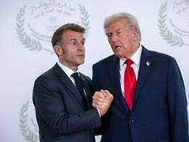 wollen sich die usa bereichern?: macron erteilt trump-plan zur nutzung russischen vermögens absage