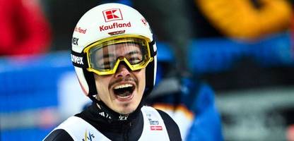 Skispringen: Philipp Raimund springt in Falun mit Schanzenrekord auf Platz drei