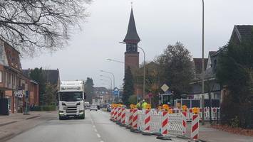 Wasserrohrbruch behindert Verkehr in Geesthacht