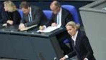 Generaldebatte: Schlagseite: Weidel vergleicht Koalition mit Titanic