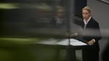 Generaldebatte im Bundestag: Parteien kritisieren Alice Weidel für Russland-Äußerungen