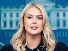 Frau kam als Kind in die USA: Verwandte der Trump-Sprecherin bei ICE-Razzia festgenommen