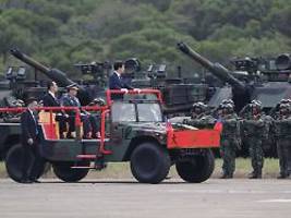 um china abzuschrecken: taiwan will verteidigungsetat auf rekordniveau hieven