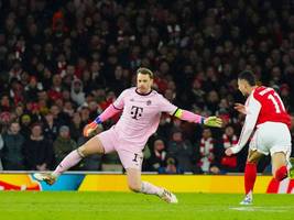 1:3 beim FC Arsenal: Unglaublich, aber wahr: Neuer patzt, Bayern verliert deutlich – und es bleibt ruhig