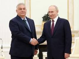 zwei themen auf der agenda  : orban trifft putin noch heute in moskau