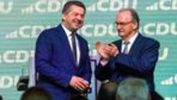Parteien: Sven Schulze bleibt CDU-Landeschef in Sachsen-Anhalt