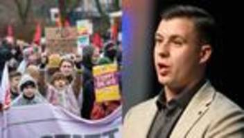 proteste gegen afd-jugend: afd-jugendorganisation gründet sich unter massiven protesten