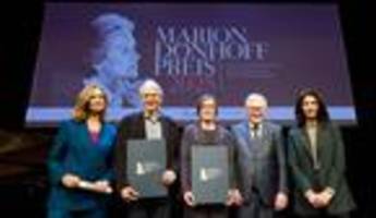 auszeichnung: komitee vom roten kreuz mit marion-dönhoff-preis geehrt